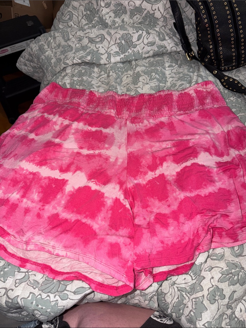 torrid Bright Pink Tie-Dye Athletic Shorts